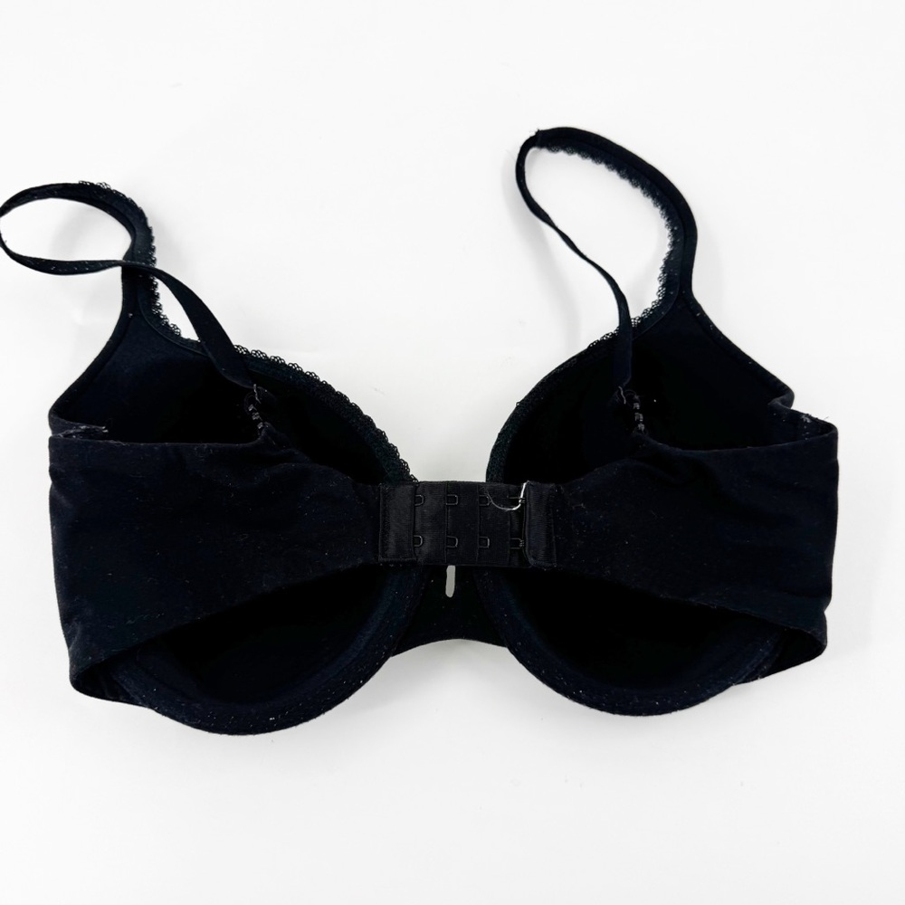 ✅ BODY BY Victoria's Secret LINED PERFECT COVERAGE Black Bra SIZE‎ 32DDD